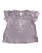 A Purple Short Sleeve Tops from Trudy & Teddy in size 0-3M for girl. (Front View)
