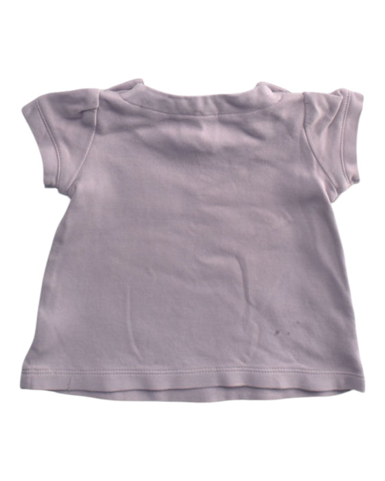 A Purple Short Sleeve Tops from Trudy & Teddy in size 0-3M for girl. (Back View)