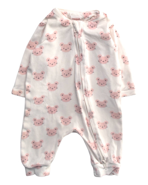 A Pink Onesies from Seed in size Newborn for girl. (Front View)