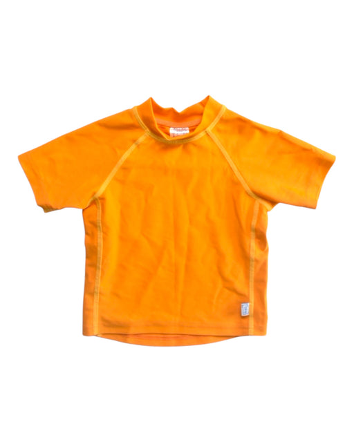 A Orange Rash Guards from i play in size 6-12M for boy. (Front View)
