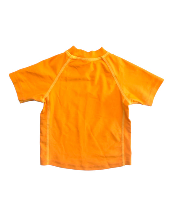 A Orange Rash Guards from i play in size 6-12M for boy. (Back View)