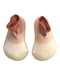 A Peach Aqua Shoes from Attipas in size 12-18M for girl. (Back View)