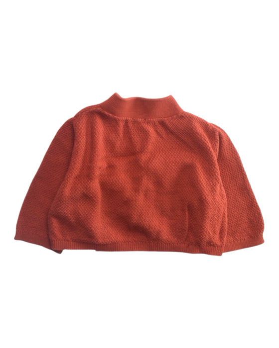 A Red Cardigans from COS in size 3-6M for girl. (Back View)