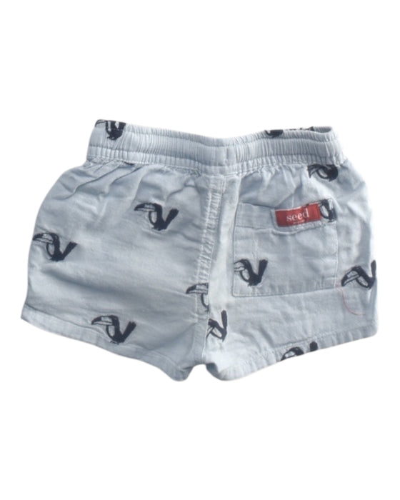 A Blue Shorts from Seed in size 3-6M for boy. (Back View)