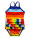 A Multicolour Swimsuits from Hanna Andersson in size 3-6M for girl. (Front View)