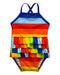 A Multicolour Swimsuits from Hanna Andersson in size 3-6M for girl. (Front View)