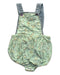 A Green Overall Shorts from I Love Gorgeous in size 18-24M for girl. (Front View)
