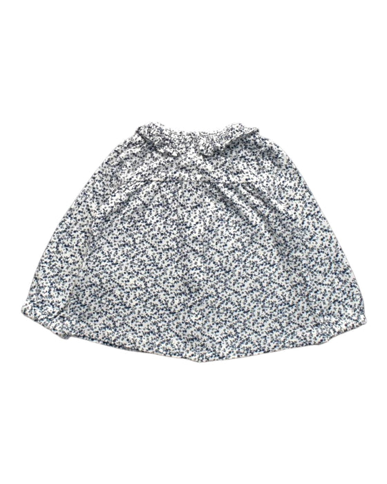 A White Long Sleeve Tops from Cyrillus in size 12-18M for girl. (Back View)