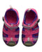 A Pink Sandals from pediped in size 18-24M for girl. (Back View)