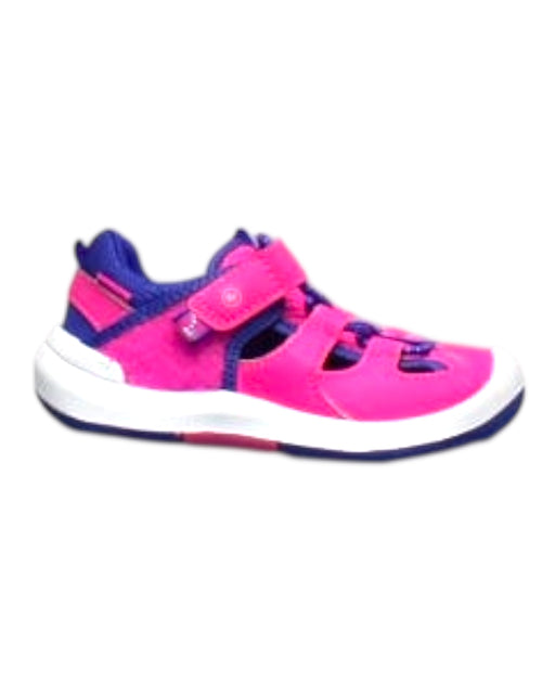A Pink Sneakers from Stride Rite in size 18-24M for girl. (Front View)