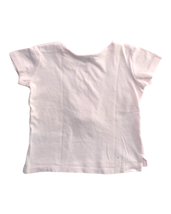 A Pink Short Sleeve T Shirts from Seed in size 6-12M for girl. (Back View)