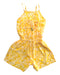 A Yellow Sleeveless Rompers from By the Sea in size 2T for girl. (Back View)