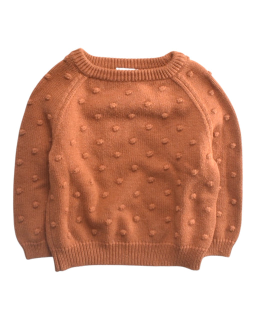 A Orange Knit Sweaters from Jamie Kay in size 3T for girl. (Front View)