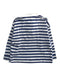 A Navy Long Sleeve Polos from Petit Bateau in size 6T for boy. (Back View)