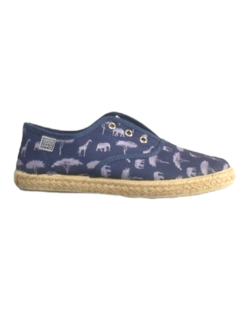 A Blue Espadrilles from Gioseppo in size 6T for girl. (Front View)