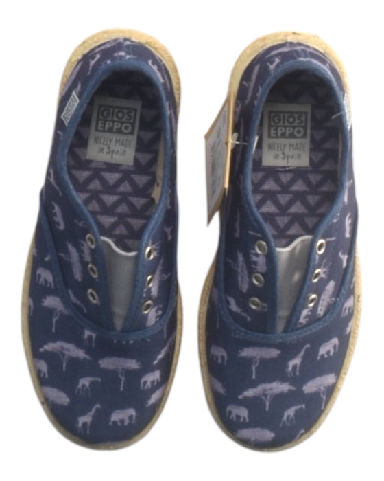 A Blue Espadrilles from Gioseppo in size 6T for girl. (Back View)