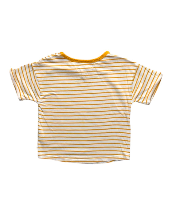 A White Short Sleeve T Shirts from Cadet Rousselle in size 3T for girl. (Back View)