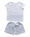 A Blue Shorts Sets from The Little White Company in size 2T for girl. (Back View)