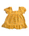 A Yellow Short Sleeve Tops from Tahari in size 6T for girl. (Back View)