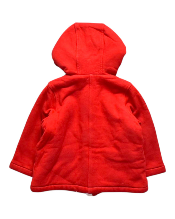 A Red Coats from Petit Bateau in size 6-12M for boy. (Back View)