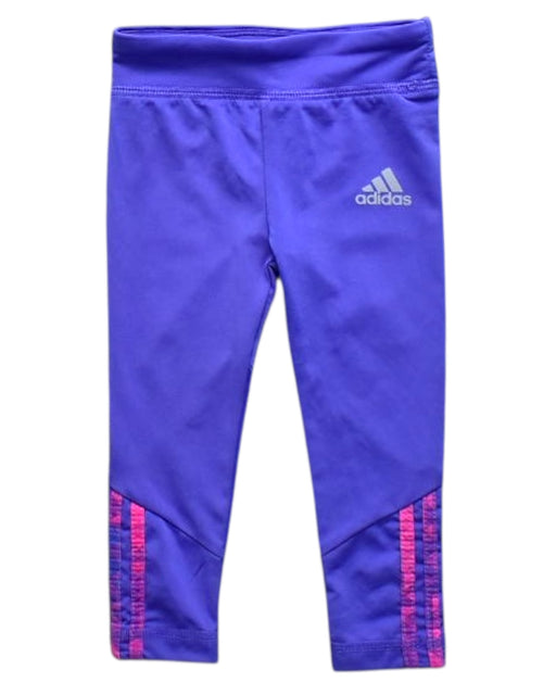 A Purple Leggings from Adidas in size 6-12M for girl. (Front View)