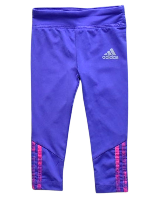 A Purple Leggings from Adidas in size 6-12M for girl. (Front View)