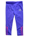 A Purple Leggings from Adidas in size 6-12M for girl. (Front View)