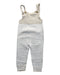 A Grey Long Overalls from Wedoble in size 6-12M for boy. (Front View)