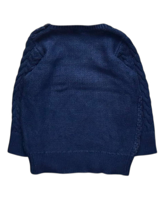 A Navy Knit Sweaters from Seed in size 6-12M for girl. (Back View)