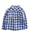 A Blue Long Sleeve Shirts from Petit Bateau in size 4T for boy. (Back View)
