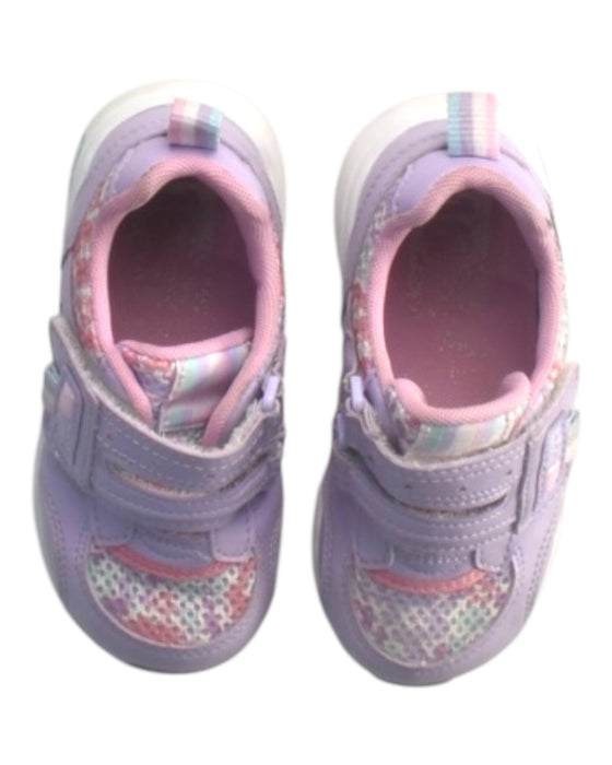 A Multicolour Sneakers from Moonstar in size 4T for girl. (Back View)