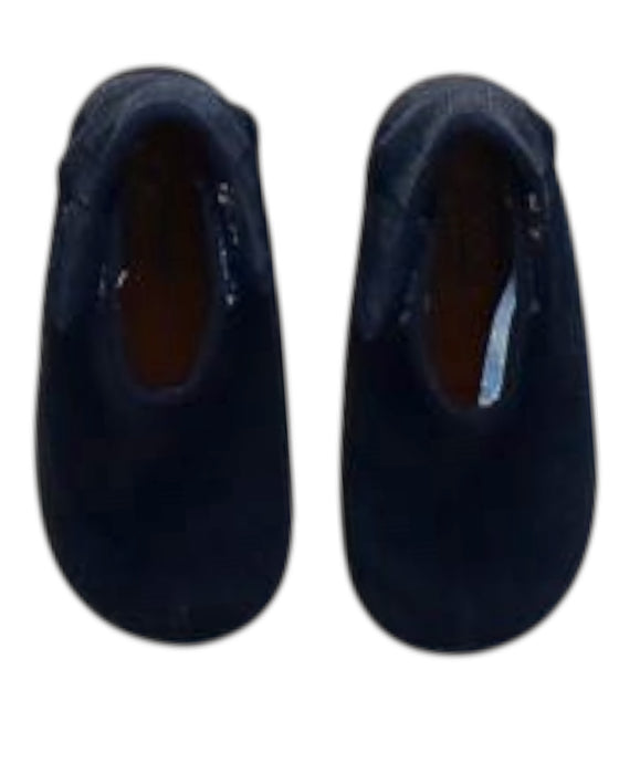 A Navy Booties from Jacadi in size 18-24M for girl. (Back View)