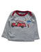 A Grey Long Sleeve T Shirts from Milk on the Rocks in size 12-18M for boy. (Front View)