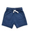 A Navy Shorts from Mothercare in size 6-12M for boy. (Front View)