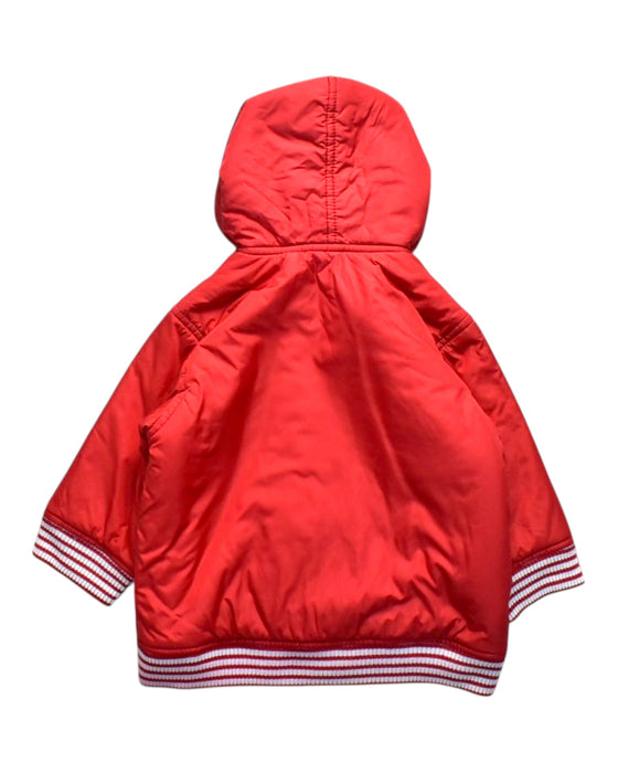A Red Puffer/Quilted Jackets from Esprit in size 12-18M for girl. (Back View)