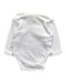 A White Long Sleeve Bodysuits from Purebaby in size 0-3M for girl. (Back View)