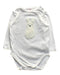 A White Long Sleeve Bodysuits from Seed in size 0-3M for girl. (Front View)