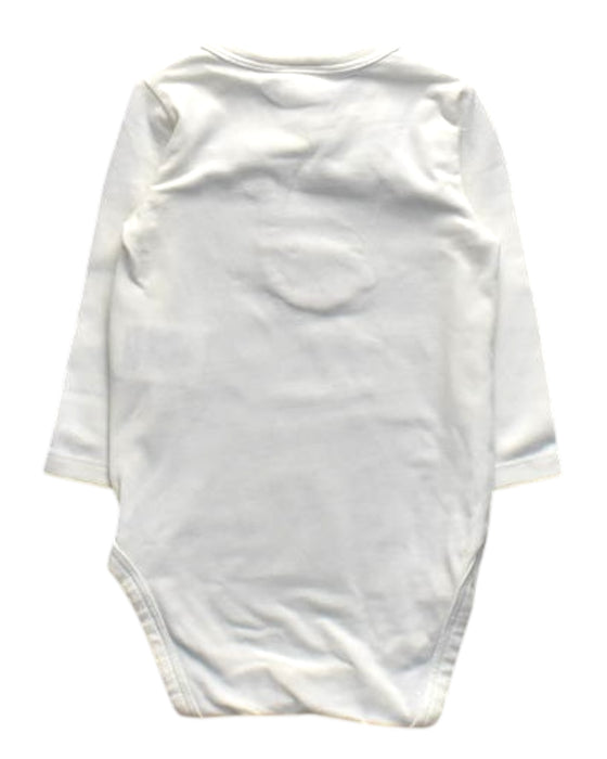 A White Long Sleeve Bodysuits from Seed in size Newborn for girl. (Back View)