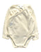 A Ivory Long Sleeve Bodysuits from Purebaby in size 0-3M for girl. (Front View)