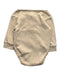 A Beige Long Sleeve Bodysuits from Purebaby in size 0-3M for girl. (Back View)