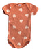 A Orange Short Sleeve Bodysuits from Petit Bateau in size 12-18M for girl. (Front View)