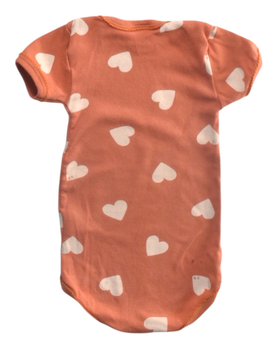 A Orange Short Sleeve Bodysuits from Petit Bateau in size 12-18M for girl. (Back View)