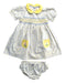 A Blue Dress Sets from Baby Boden in size 12-18M for girl. (Front View)