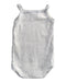 A Grey Sleeveless Bodysuits from Petit Bateau in size 3-6M for girl. (Back View)