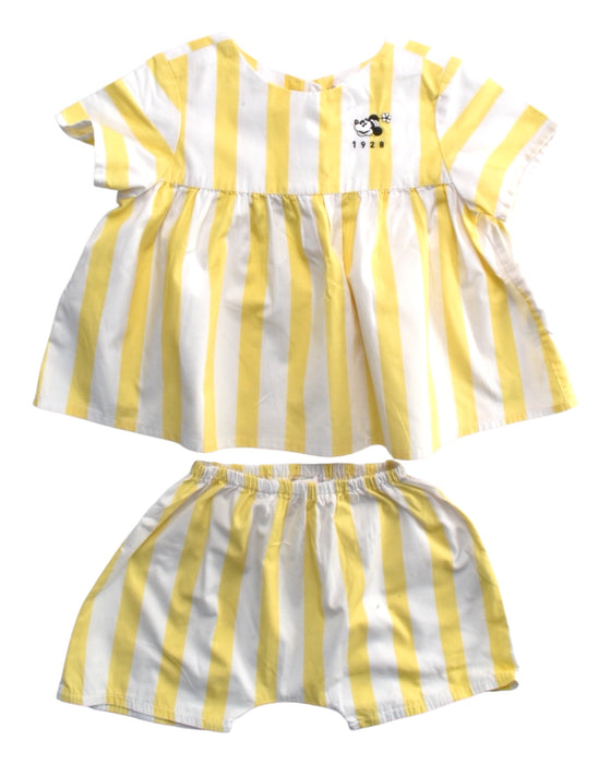 A Yellow Dress Sets from Disney x Sea Apple in size 2T for girl. (Front View)