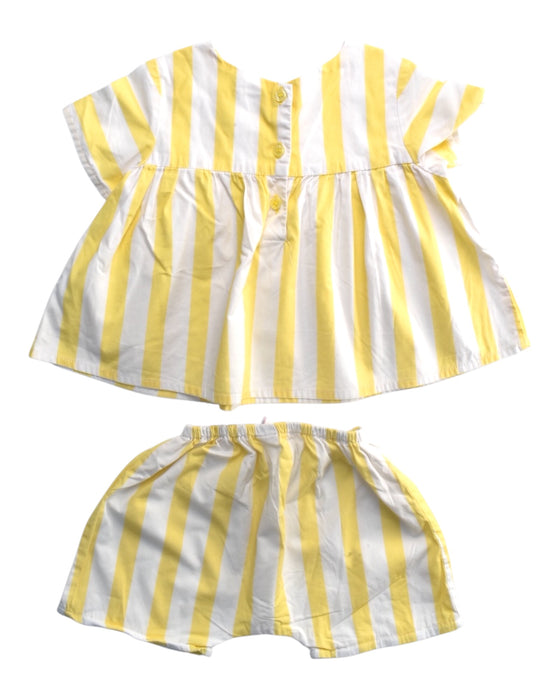 A Yellow Dress Sets from Disney x Sea Apple in size 2T for girl. (Back View)