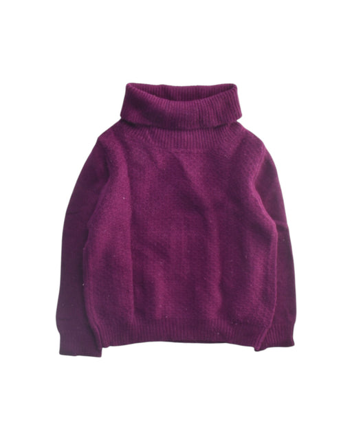 A Purple Knit Sweaters from Velveteen in size 3T for girl. (Front View)