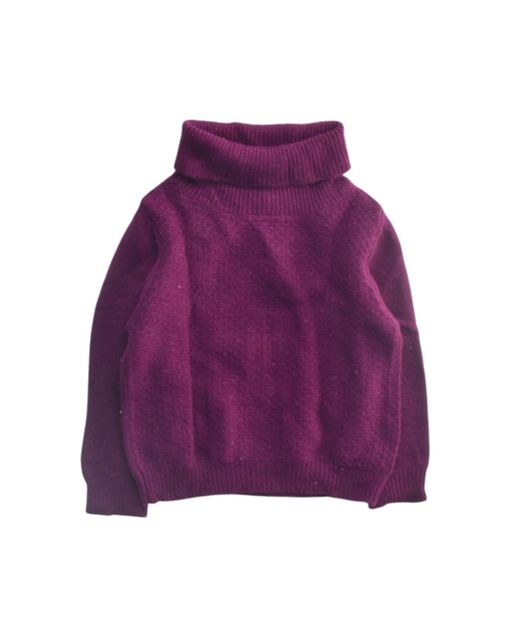 A Purple Knit Sweaters from Velveteen in size 3T for girl. (Front View)