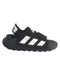 A Black Sandals from Adidas in size 3T for boy. (Front View)