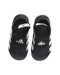 A Black Sandals from Adidas in size 3T for boy. (Back View)